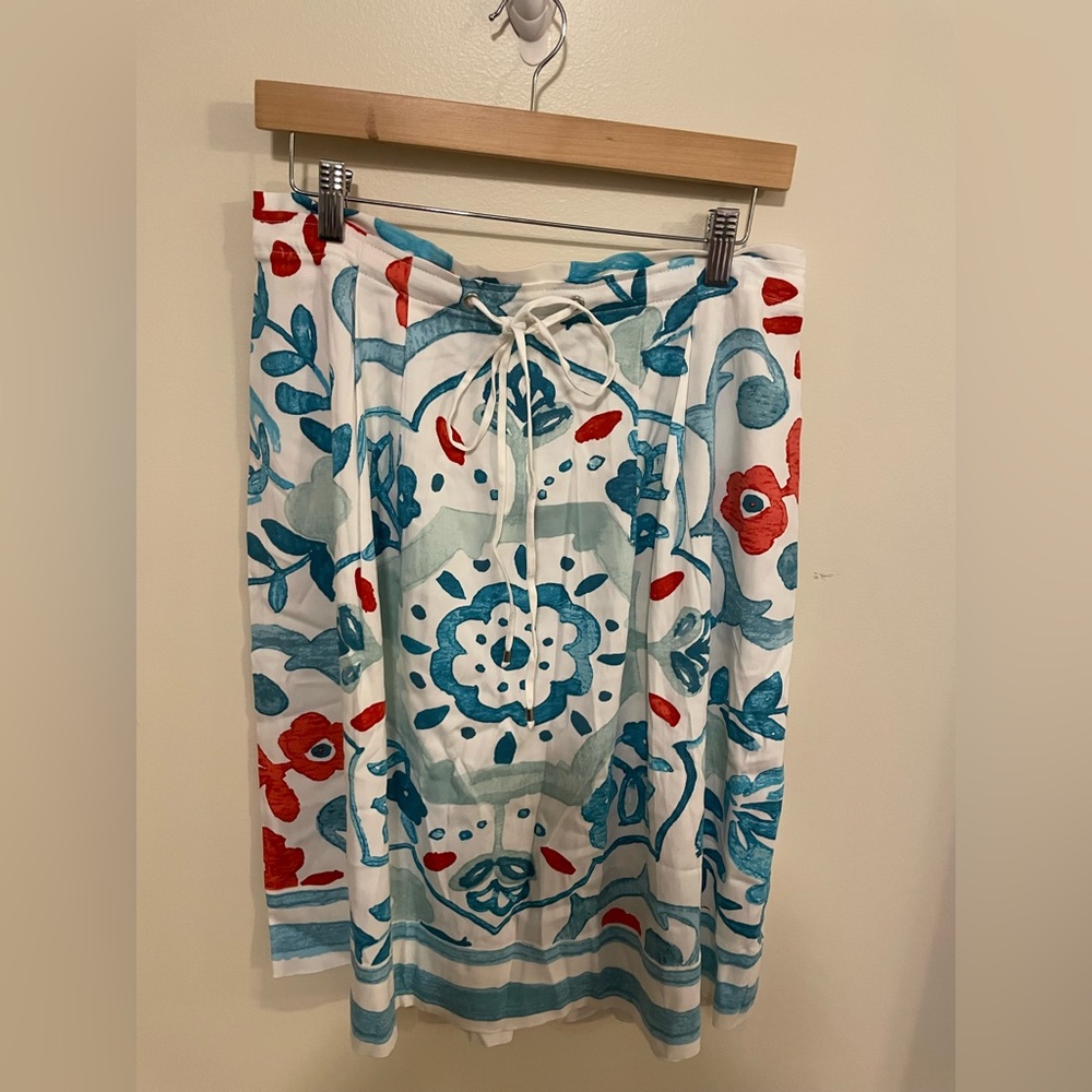 Size 10 printed skirt from Loft